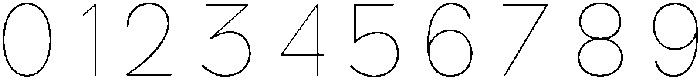 Avita Hairline otf (100) Font OTHER CHARS
