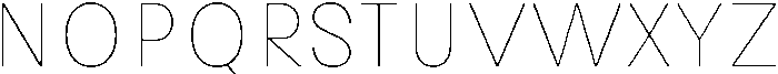 Avita Hairline otf (100) Font UPPERCASE