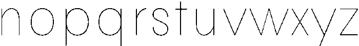 Avita Hairline otf (100) Font LOWERCASE
