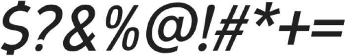 Avita Medium Italic otf (500) Font OTHER CHARS