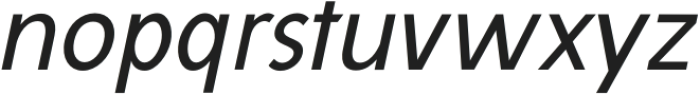 Avita Medium Italic otf (500) Font LOWERCASE