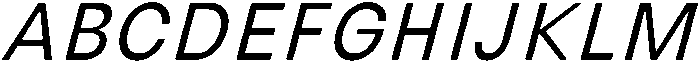 Avita Oblique otf (400) Font UPPERCASE