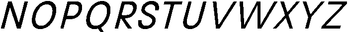 Avita Oblique otf (400) Font UPPERCASE