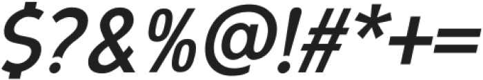 Avita Semi Bold Italic otf (600) Font OTHER CHARS