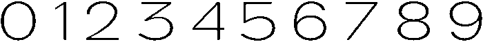 Avita Thin Expanded otf (100) Font OTHER CHARS