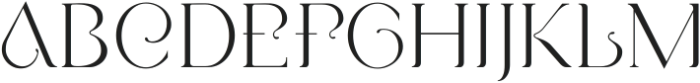 Avoca-Regular ttf (400) Font UPPERCASE