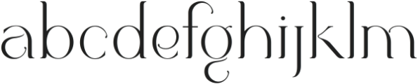 Avoca-Regular ttf (400) Font LOWERCASE