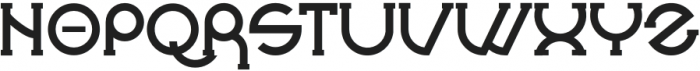 Avocad Regular otf (400) Font UPPERCASE