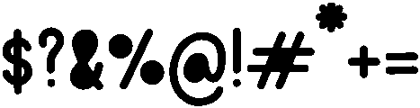 Avocado Regular otf (400) Font OTHER CHARS