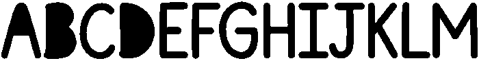 Avocado Regular otf (400) Font UPPERCASE