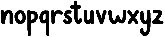 Avocados otf (400) Font LOWERCASE