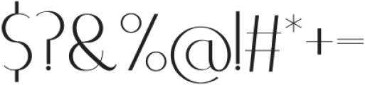 Avoda Regular otf (400) Font OTHER CHARS