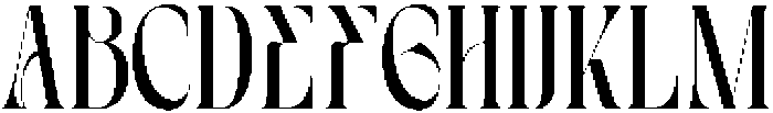Avoerock Serif Regular otf (400) Font UPPERCASE
