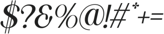 Avoleina Italic otf (400) Font OTHER CHARS
