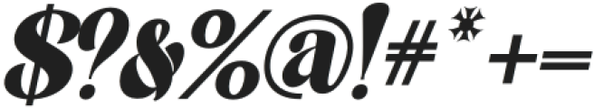 AvoneSeriesItalic otf (400) Font OTHER CHARS