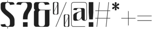 Avonick Bold Oblique otf (700) Font OTHER CHARS