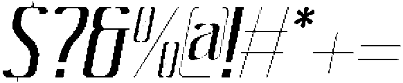 Avonick Medium Oblique otf (500) Font OTHER CHARS