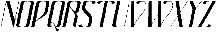 Avonick Medium Oblique otf (500) Font UPPERCASE