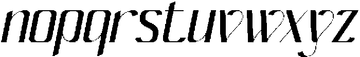 Avonick Medium Oblique otf (500) Font LOWERCASE