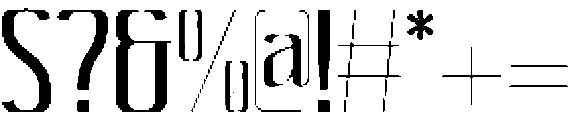 Avonick Medium otf (500) Font OTHER CHARS