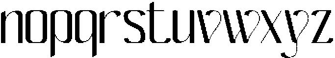 Avonick Variable Regular otf (400) Font LOWERCASE
