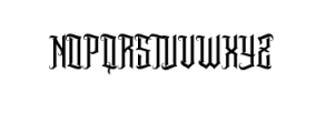 Avartequero Regular.otf Font UPPERCASE