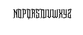 Avartequero Regular.ttf Font UPPERCASE