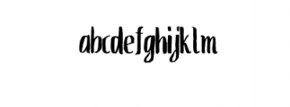 Aveline Font LOWERCASE