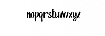 Aveline Font LOWERCASE