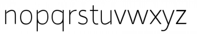 Avea Thin Font LOWERCASE