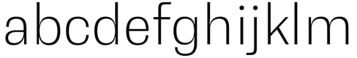 Avion Light Font LOWERCASE