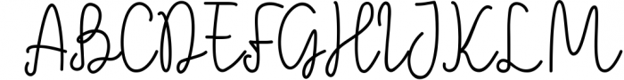 Avrilya | A Monoline Handwritten Script Font Font UPPERCASE