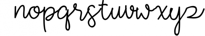 Avrilya | A Monoline Handwritten Script Font Font LOWERCASE