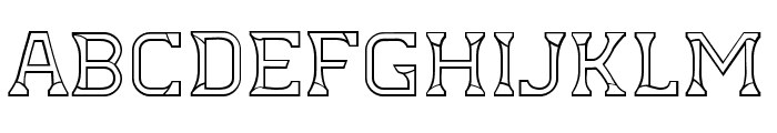 Avangarda Regular Font LOWERCASE
