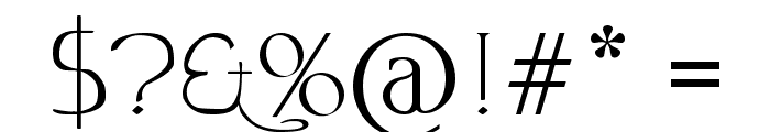 Avanti Serif Regular Font OTHER CHARS