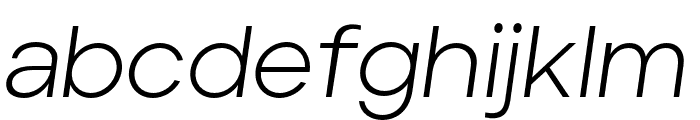 Aventa-LightItallicPERSONALUSEONLY Font LOWERCASE