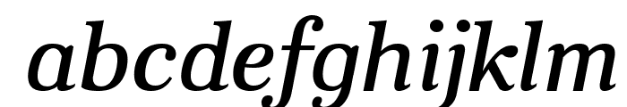 Aver Regular Italic Font LOWERCASE