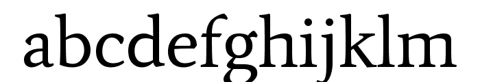 Average Regular Font LOWERCASE