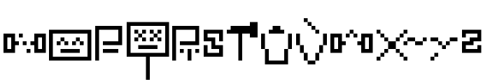Average symbol Font LOWERCASE