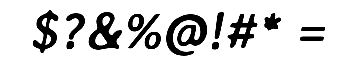 Averia Libre Bold Italic Font OTHER CHARS