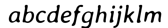 Averia Libre Italic Font LOWERCASE