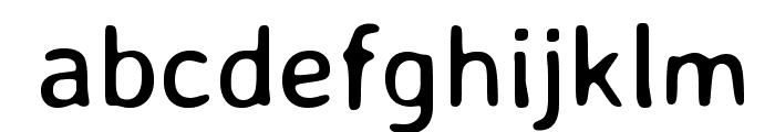 Averia Sans Libre Regular Font LOWERCASE