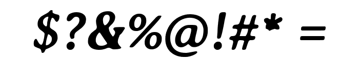 Averia Serif GWF Bold Italic Font OTHER CHARS