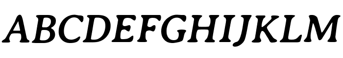 Averia Serif GWF Bold Italic Font UPPERCASE