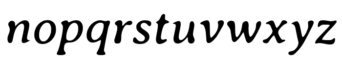 Averia Serif GWF Italic Font LOWERCASE