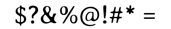 Averia Serif GWF Light Font OTHER CHARS