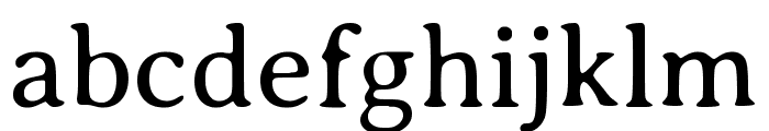 Averia Serif GWF Light Font LOWERCASE