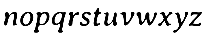 Averia Serif Libre Italic Font LOWERCASE