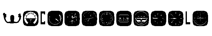 Aviation Font UPPERCASE
