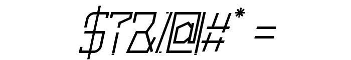 Avint Regular Italic Font OTHER CHARS